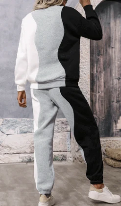 Casual Color Block Two-Piece Set -Zolucky Sales Store d66794253ddfeb9616961cfb351c9b58