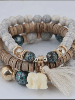 Zolucky Ethnic Tassel Crack Bead Multilayer Combination Bracelet -Zolucky Sales Store d99ac8e4069454c6577e2283cf7518cd