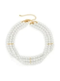 Elegant Imitation Pearls Multilayer Choker -Zolucky Sales Store d9afe24e62bf59a20bfd3bc94f67b256