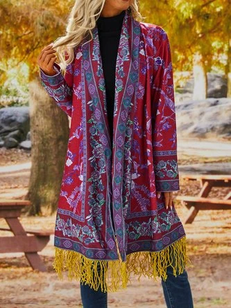 Boho Printed Casual Cardigan Cardigan 5 Boho Printed Casual Cardigan Cardigan - Image 5