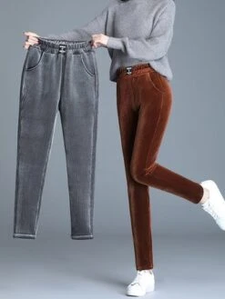 Tight Pocket Stitching Corduroy Fleece Casual Pants 20 Tight Pocket Stitching Corduroy Fleece Casual Pants -Zolucky Sales Store d9cf81fada027a6b1f8a2c54f41352b1