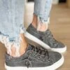 Women Vintage Lace-Up Canvas Shoes