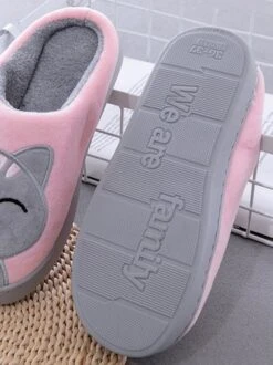 Casual Cartoon Cat Letters Embroidery Warmth Fluffy Slippers 29 Casual Cartoon Cat Letters Embroidery Warmth Fluffy Slippers -Zolucky Sales Store da9cdf4a8b3817551aaf65e8c104995e