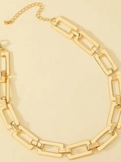 Women Minimalist Geometric Metal Chain Necklace -Zolucky Sales Store db8d2493c3b14338b5ce097355f71a5c 1699429288231