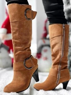 Casual Autumn Plain Faux Suede Chelsea Boots -Zolucky Sales Store db8e4a6cdfdcf849b1dc8ec3b97e6fd7