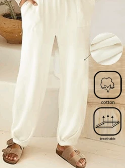 Loose Cotton Casual Pocket Stitching Pants -Zolucky Sales Store ddcc6e8186cf621ce5527c592957d8ac