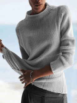 Zolucky Elegant Long Sleeve Paneled Sweater -Zolucky Sales Store dde removebg preview 4 1575443988248
