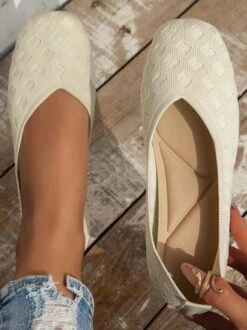 Mesh Fabric Casual Zebra All Season Shallow Shoes