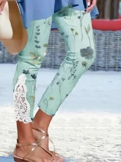 Lace Tight Floral Casual Leggings 12 Lace Tight Floral Casual Leggings -Zolucky Sales Store df550bde8501bfaf0b4053827e6ee679