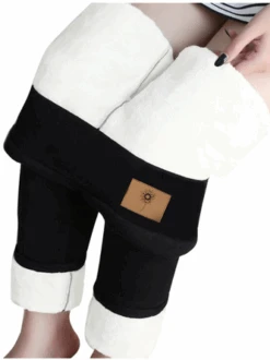 Winter Warm High Waist Stretchy Thick Cashmere Leggings -Zolucky Sales Store df5795ff5459b38f1a43f7502df47c85