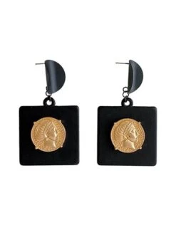 Metal Portrait Geometric Retro Pendant Earrings -Zolucky Sales Store e408b8e7335eacfa8a8ceb47d69f9322