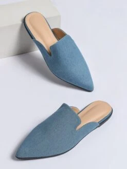 Women Minimalist Flat Heel Canvas Mules -Zolucky Sales Store e42b87e26e8343a692f0be76c28e21cb 1703838899481