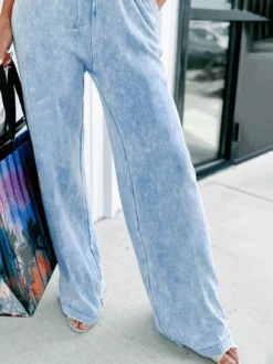 Loose Plain Casual Jeans -Zolucky Sales Store e50bab93ce6e94660e8fbdc3348e52a1