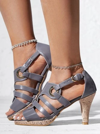 Comfortable Vintage Summer Women Heel Sandals 10 Comfortable Vintage Summer Women Heel Sandals - Image 10