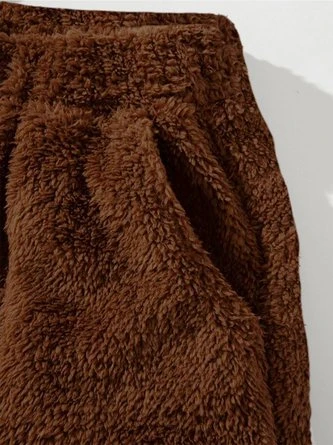 Plain Long Sleeve Casual Crew Neck Two-Piece Set 2 Plain Long Sleeve Casual Crew Neck Two-Piece Set - Image 2