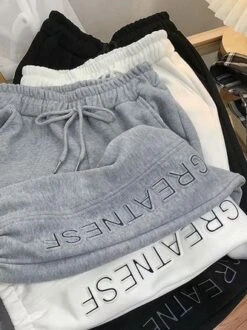 Plain Loose Casual Pants -Zolucky Sales Store e964e891f6cc8b9c79c4a8f187848ff3