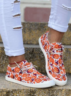Halloween Canvas Casual Shoes