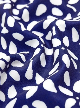 Floral Half Sleeve Crew Neck Casual Dress 4 Floral Half Sleeve Crew Neck Casual Dress - Image 4