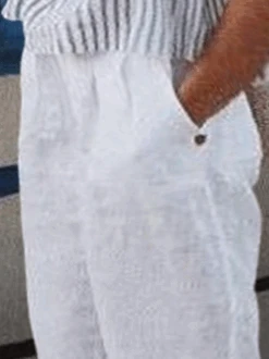 Plus Size Plain Casual Loose Cotton Pants -Zolucky Sales Store ebec705f3a156dd0239268de8a95a7ac