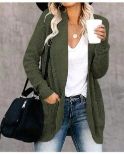 Yarn/Wool Yarn Plain Long Sleeve Daily Casual Loose Mid-long Cardigan 13 Yarn/Wool Yarn Plain Long Sleeve Daily Casual Loose Mid-long Cardigan -Zolucky Sales Store ebf957ab9eeb4553f8959541ff7d01f8