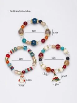 Christmas Cartoon Pendant Bracelet Set Multi-layered Beaded Bracelet 23 Christmas Cartoon Pendant Bracelet Set Multi-layered Beaded Bracelet -Zolucky Sales Store ed75242262a8ef5ac301871f2ce45f60
