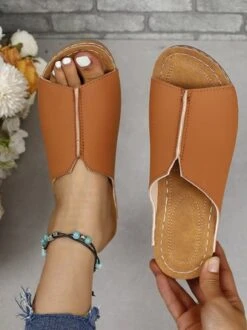 Casual Wedge Heel Summer Slide Sandals -Zolucky Sales Store ed809edc182ab03e3e9ecad6342f78ea