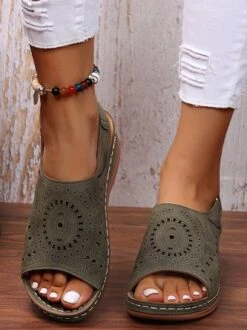 Ethnic Pattern Punched Hollow Velcro Vintage Hook And Loop Comfortable Wedge Sandals For Women 23 Ethnic Pattern Punched Hollow Velcro Vintage Hook And Loop Comfortable Wedge Sandals For Women -Zolucky Sales Store ee8e3f7a4c3ebc8014e9f43db8753a58