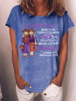 Women's Funny Old Friend Smile A Lot More Graphic Printing Text Letters Cotton-Blend Crew Neck Casual T-Shirt 12 Women's Funny Old Friend Smile A Lot More Graphic Printing Text Letters Cotton-Blend Crew Neck Casual T-Shirt -Zolucky Sales Store efeb00dbace477011f903216c890c14a