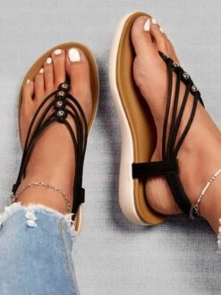 Beaded Thin Strap Bohemian Thong Sandals 32 Beaded Thin Strap Bohemian Thong Sandals -Zolucky Sales Store f09121430a38a2cc59d1e79c45c74b01