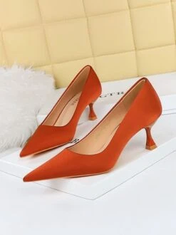 Women Minimalist Wineglass Heel Shallow Pumps -Zolucky Sales Store f0d0d0456d39d68ffb74a6fd6e79144d
