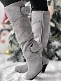 Casual Autumn Plain Faux Suede Chelsea Boots -Zolucky Sales Store f0fb9007efe22fb964a5e030363505cf