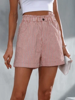 Loose Casual Striped Shorts -Zolucky Sales Store f153dfce339c594502ed9477f59e35e1