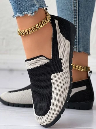 Contrast Stitching Casual All Season Mesh Fabric Shallow Shoes 8 Contrast Stitching Casual All Season Mesh Fabric Shallow Shoes - Image 8