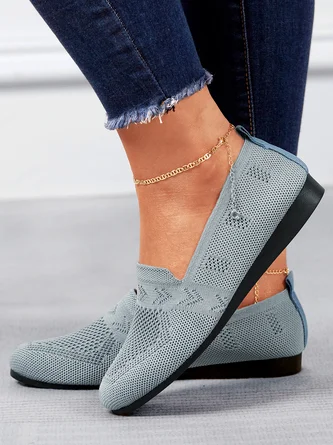 Women's Breathable Mesh Fabric Flat Shoes 3 Women's Breathable Mesh Fabric Flat Shoes - Image 3