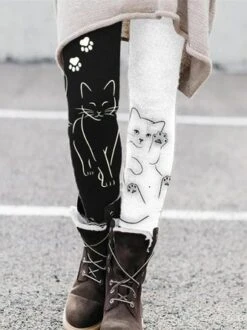 Color Block Casual Jersey Tight Leggings -Zolucky Sales Store f199c9a910cff46a602a22a46c709e4d