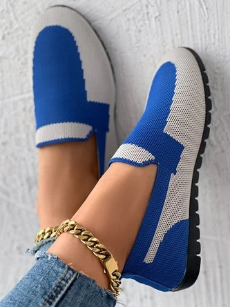 Contrast Stitching Casual All Season Mesh Fabric Shallow Shoes 17 Contrast Stitching Casual All Season Mesh Fabric Shallow Shoes - Image 17