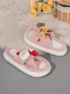 Christmas Santa Claus Elk Bow Cross-strap Plush Slippers 23 Christmas Santa Claus Elk Bow Cross-strap Plush Slippers -Zolucky Sales Store f34f5ac020de4fc8bc30092ec275dd0f 1695263470686