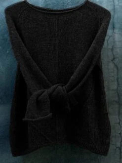 Zolucky Solid Casual Shift Knitted Sweater -Zolucky Sales Store f43b9f92152ce1781eab009d9e768be2