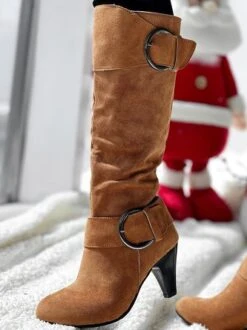 Casual Autumn Plain Faux Suede Chelsea Boots -Zolucky Sales Store f463e18019d3e8f6247747f8cfe7d475