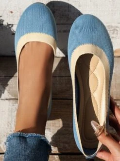 Casual Color-block Comfy Insole Flat Shallow Shoes 31 Casual Color-block Comfy Insole Flat Shallow Shoes -Zolucky Sales Store f46e7acb63a346bda251265317b4e2df 1700795046941