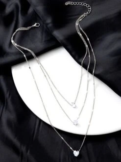Multi Layer Pentagram Love Water Drop Pendant Necklace -Zolucky Sales Store f4a991131621d99d9a928ed45ebce749