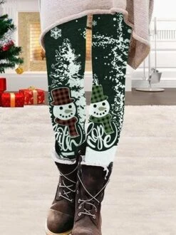 Tight Christmas Snowman Leggings Xmas Leggings 9 Tight Christmas Snowman Leggings Xmas Leggings -Zolucky Sales Store f57b5b0680794bba1b6a52154e4dac66
