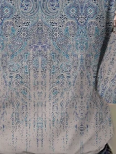 Plus Size Loose Casual Paisley T-Shirt 3 Plus Size Loose Casual Paisley T-Shirt - Image 3