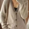 Yarn/Wool Yarn Casual Cardigan