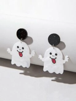 Halloween Cartoon Pumpkin Cat Acrylic Dangle Earrings -Zolucky Sales Store f65f9b1805ad08d3622a1df717f1a457