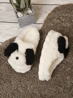 Cartoon Dog Warmth Fluffy Slippers -Zolucky Sales Store f71aa0371a120c45e58289a96f44059e