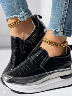 Casual All Season Plain Pu Regular Shoes -Zolucky Sales Store f7e5aa77eaebf1400f61722340f3150c