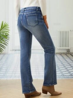 Casual Embroidered Floral Denim Jeans -Zolucky Sales Store f866363b8cc85a9dcd04d3cc5199a117