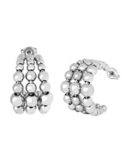 Women Minimalist Gradient Ball Bead C-shaped Earrings -Zolucky Sales Store f8c946e341d0625f1b30f8b4fa952786