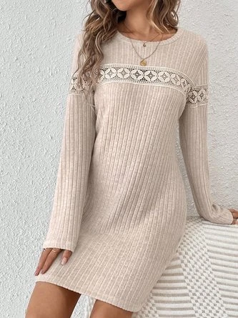 Notched Loose Casual Dress 2 Notched Loose Casual Dress - Image 2